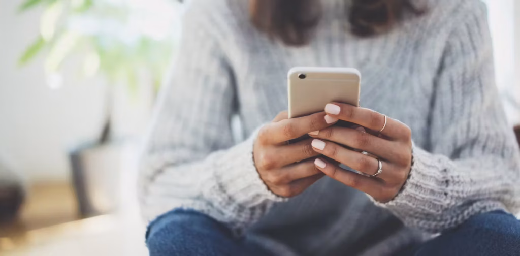 Woman on a Smartphone